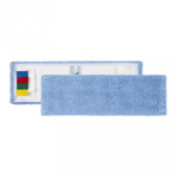Моп Microblue с кармашками для гладких полов, голубой 40х13см TTS