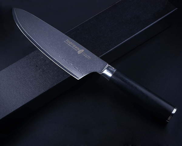 TG-D7 G10 Нож 20 см дамасская сталь  VG10
