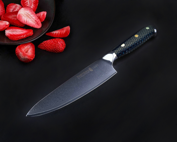 Нож кухонный Шеф, дамасская сталь, 20 см F618001