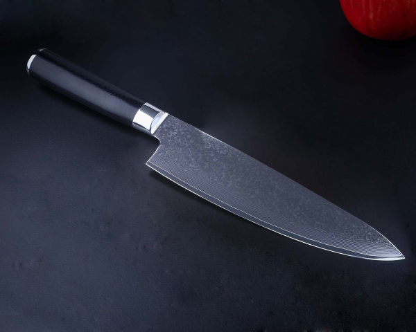 TG-D7 G10 Нож 20 см дамасская сталь  VG10
