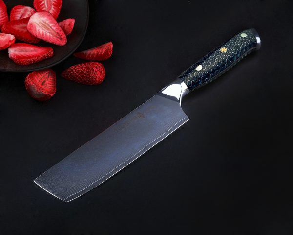 Нож кухонный Накири, дамасская сталь, 17 см F617006