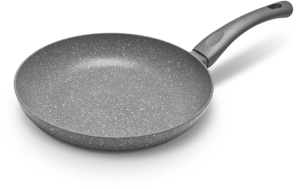 Сковорода  24х5,5 см (1.9 л.) с а/п покрытием, без крышки, цв. серый 3210,00,07-24-Gr