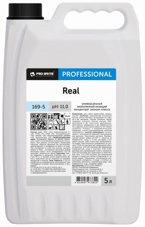 Универсальный низкопенный моющий концентрат Real 5 л PRO-BRITE 