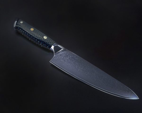 Нож кухонный Шеф, дамасская сталь, 20 см F618001