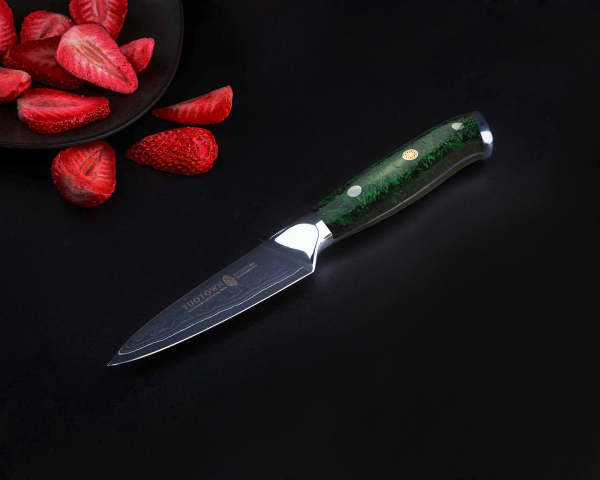 Нож кухонный овощной, дамасская сталь, 9 см  G613512